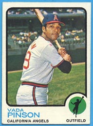 1973 Topps Baseball Cards      075      Vada Pinson
